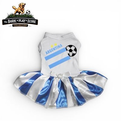 Petitebella Argentina Soccer Dress