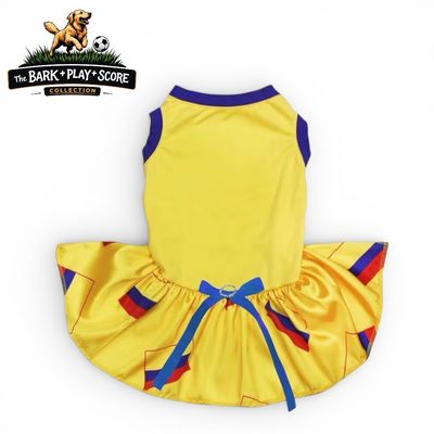 Petitebella Colombia Soccer Bowknot Dress