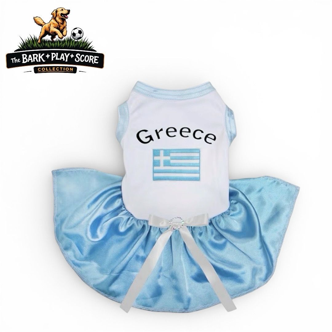 Petitebella Greece Soccer Dress
