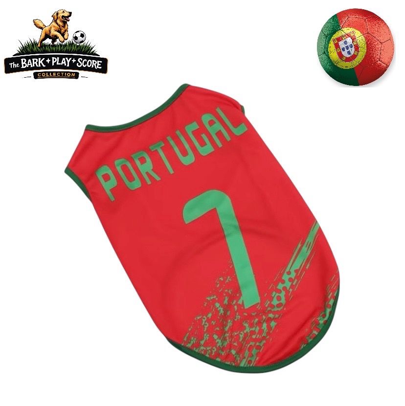 Portugal No. 7 Soccer Tank (Medium - Large Breed Dogs)