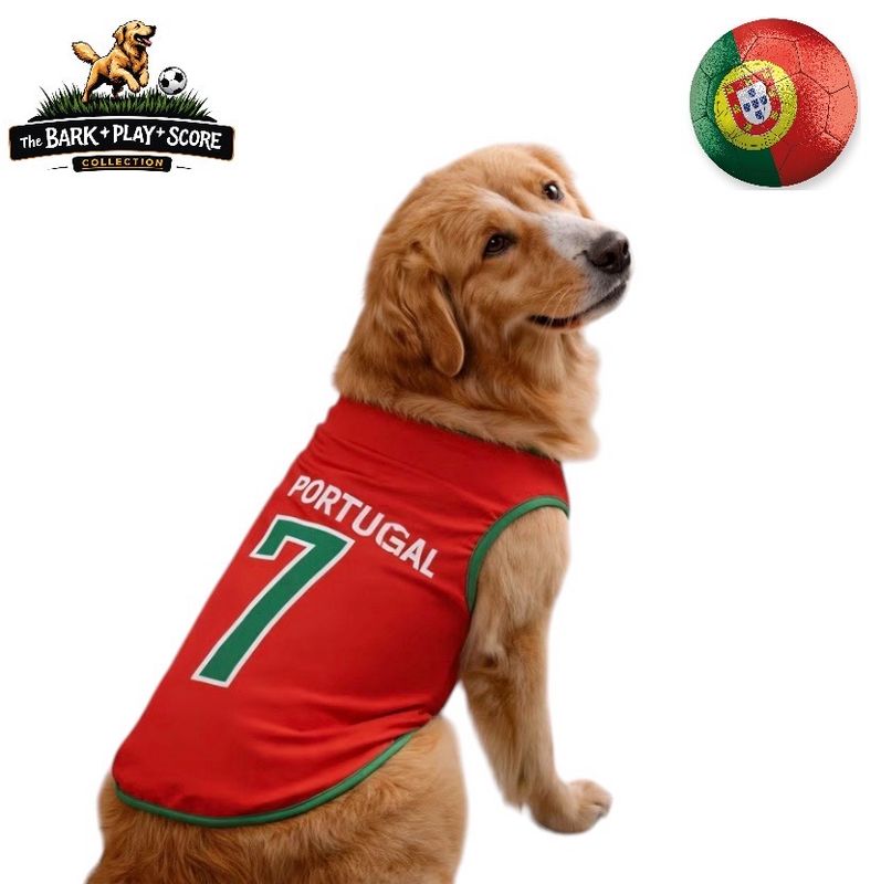 Portugal No.7 Soccer Tank (Large Breed Dogs) 