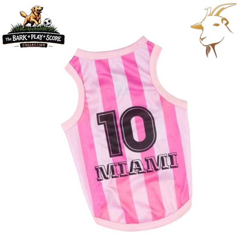 Inter Miami CF Messi No. 10 Soccer Tank (Small - Medium Breed Dogs) 