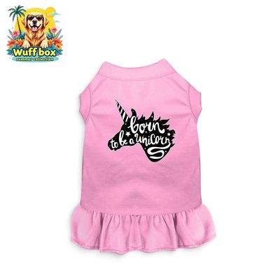 Pink “Born to be a Unicorn” Dress