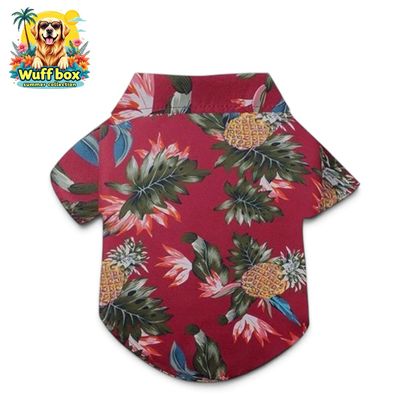 Maroon Summer Floral Shirt