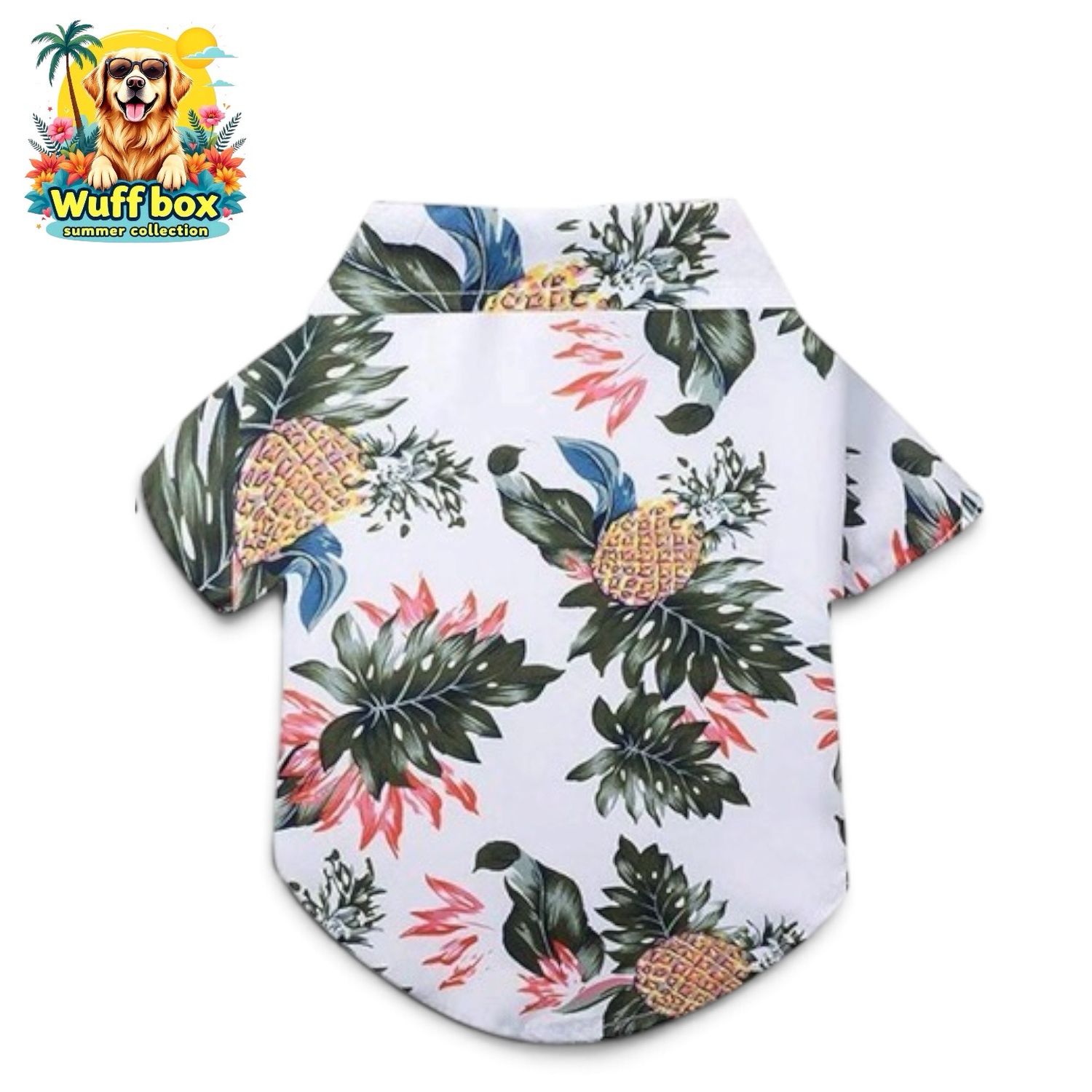 White Summer theme shirt