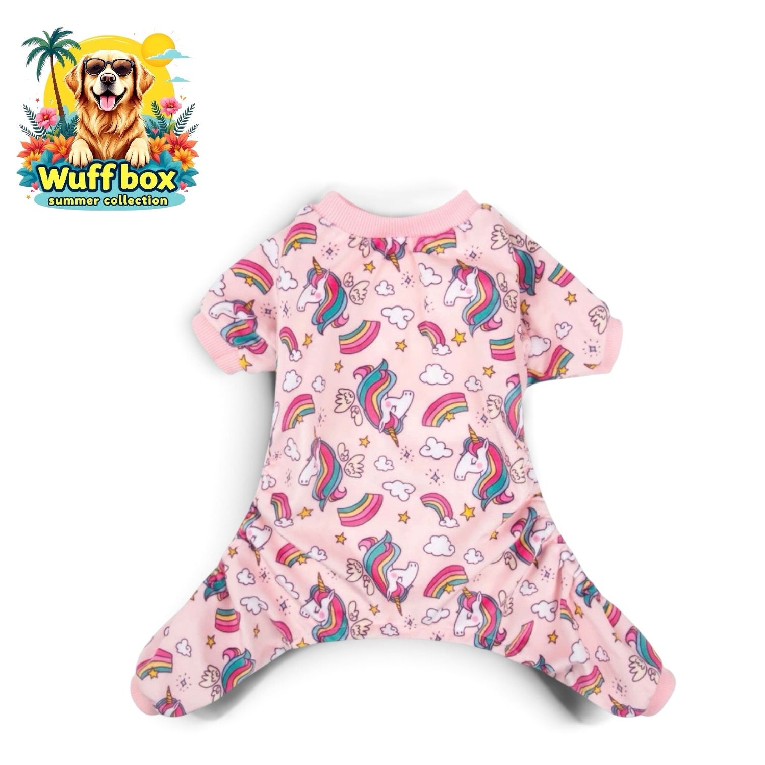 Cutebone Velvet Unicorn Onesie (S-M Breed) 