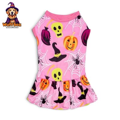Pink Halloween Theme Dress