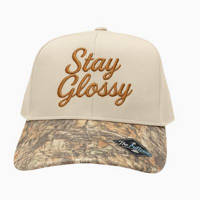 Stay Glossy Camo Brown Hat