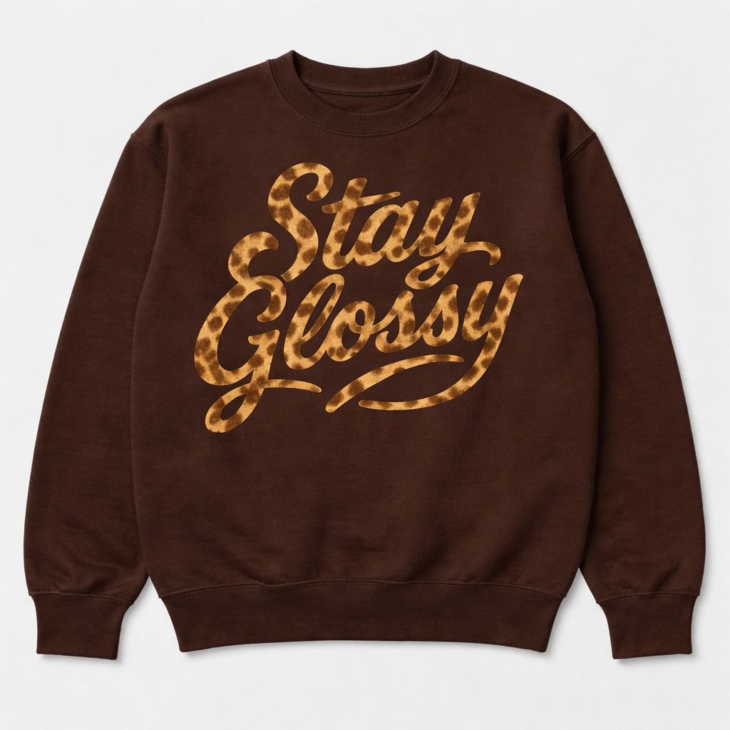 *LIMITED EDITION* “Leopard” Stay Glossy Sweatshirt