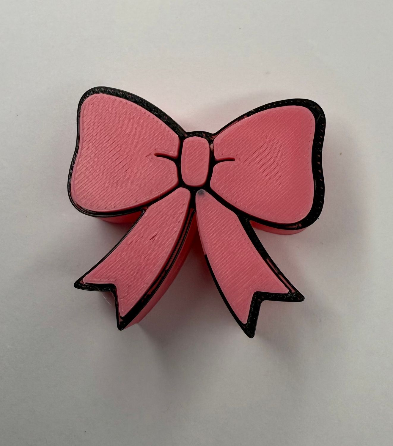 Pink/Black Bow