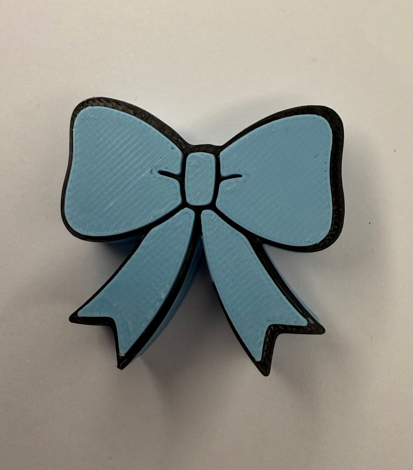 Blue/Black Bow