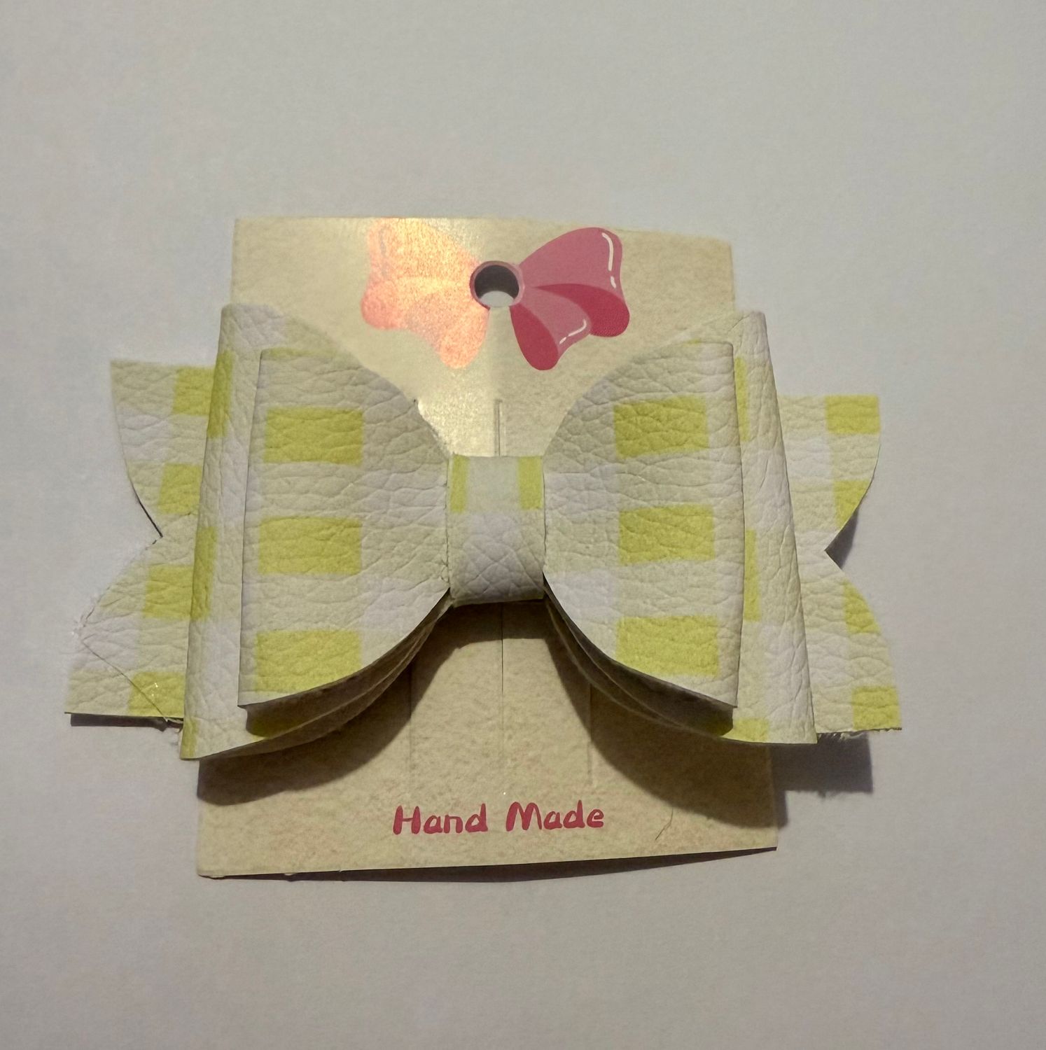 Pastel Yellow Bow