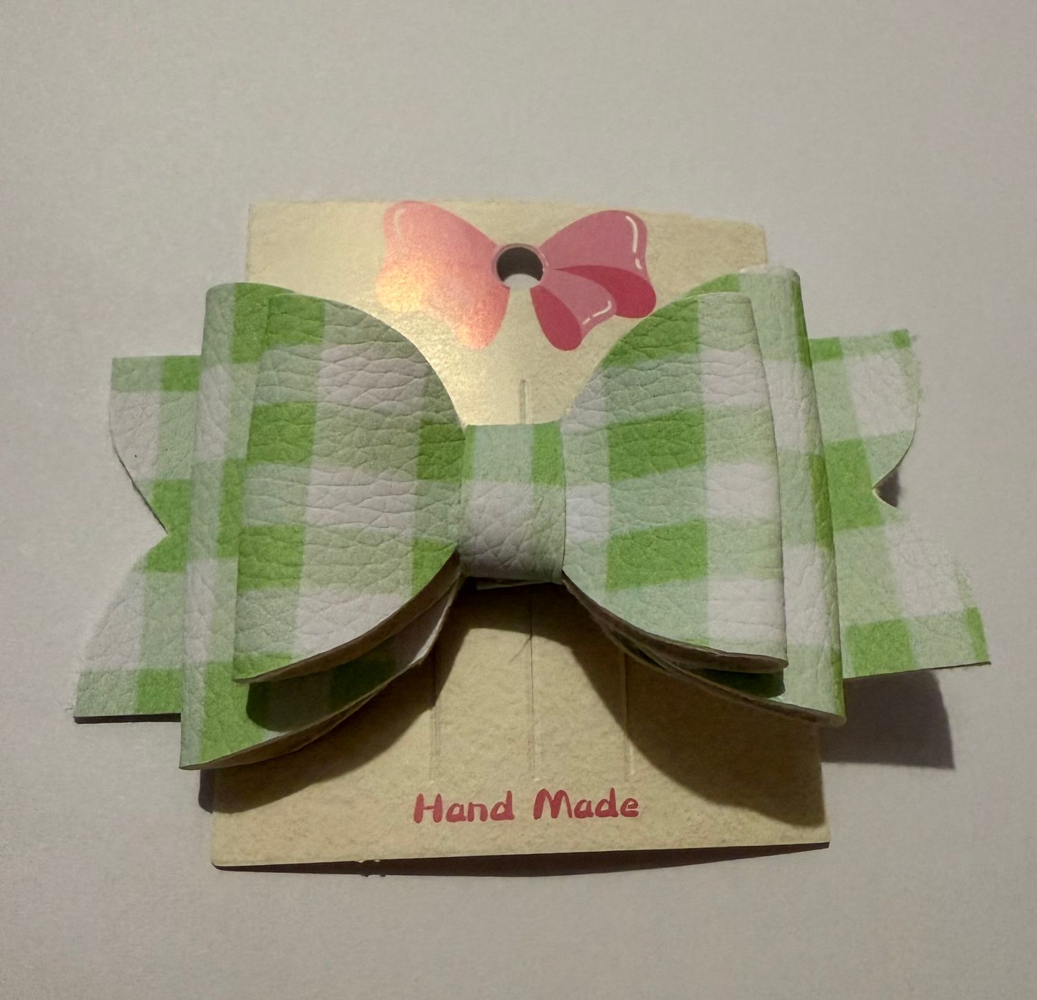 Pastel Green Bow
