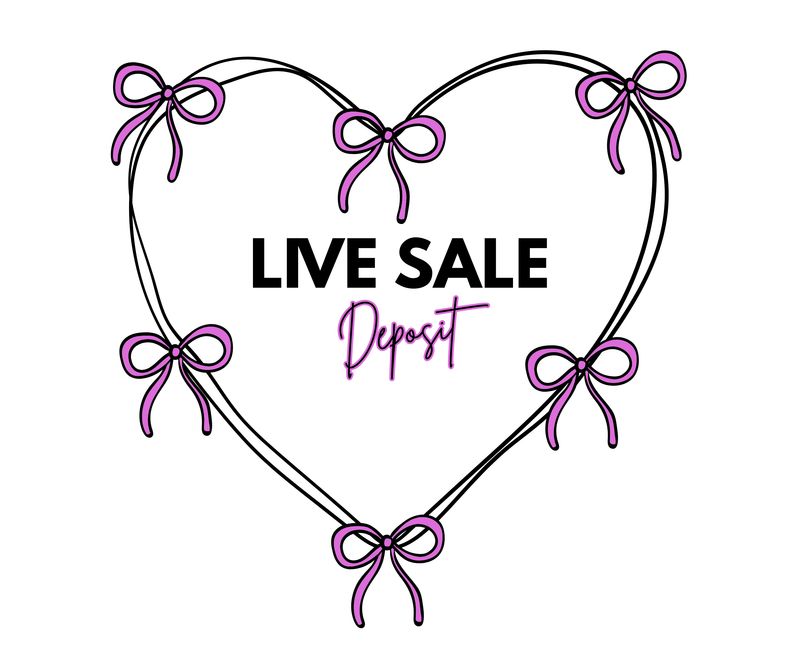 Live sale deposit
