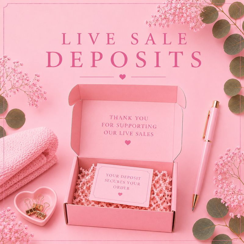 Live sale deposit