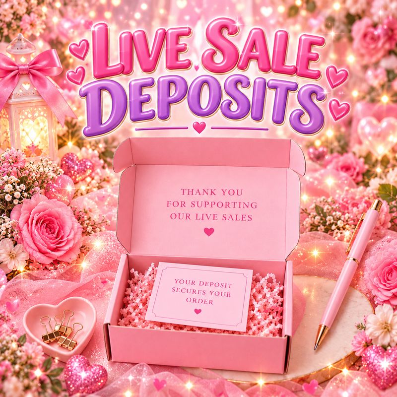 Live sale deposit