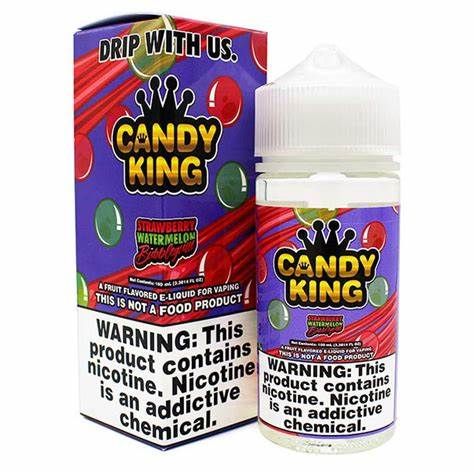 Candy King 100ml 6mg - Straw Watermelon Bubblegum
