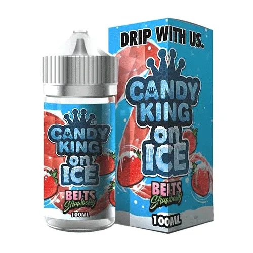 Candy King On Ice 100ml 6mg - Strawberry Belts