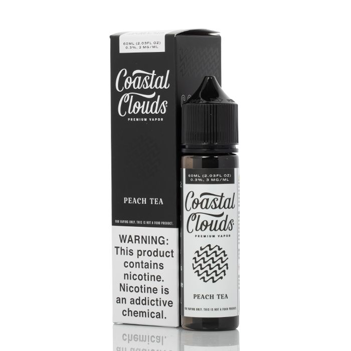 Coastal Clouds 60ml 0mg Peach Tea