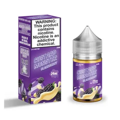 Custard Monster Ejuice Salts 24mg 30ml Blackberry
