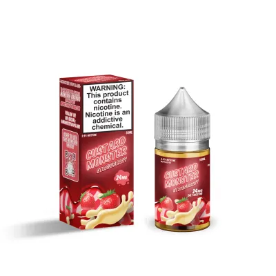 Custard Monster Ejuice Salts 24mg 30ml Strawberry