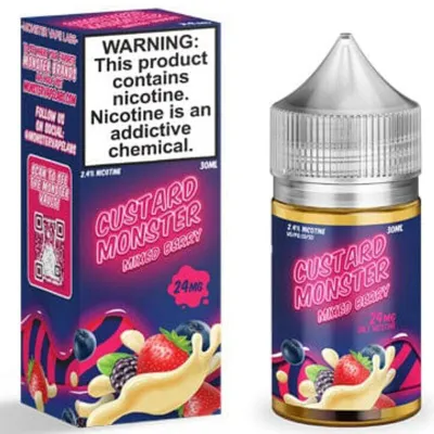 Custard Monster Ejuice Salts 48mg 30ml Mixeed Berry