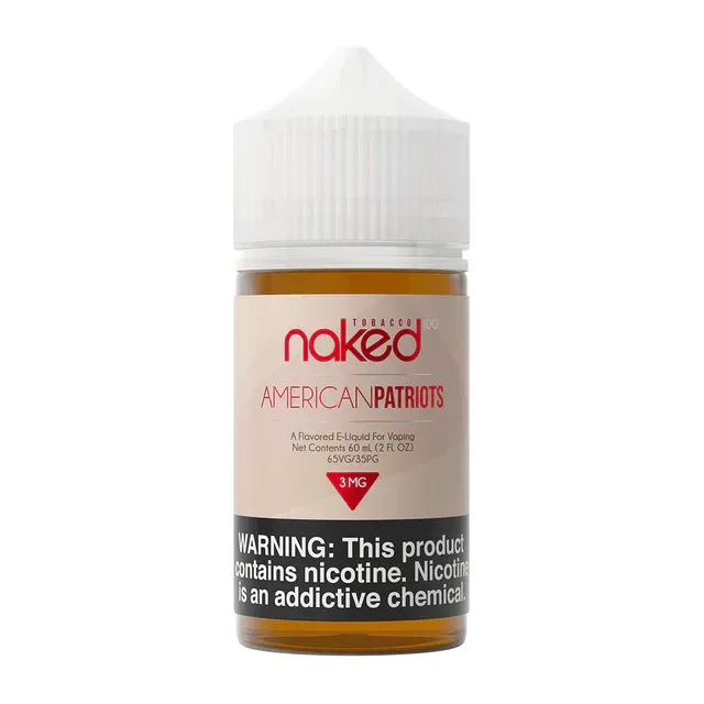 Naked 100 American Patriot 3mg 60ml