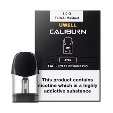 Caliburn A3 Pods 1.0 Ohm 4 Pcs
