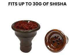 Large Egyptian Clay Hookah Bowl