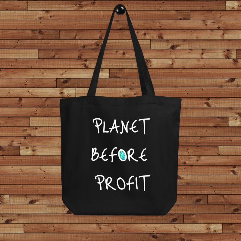Planet Before Profit Eco Tote Bag