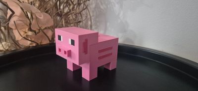 Minecraft Piggy Bank