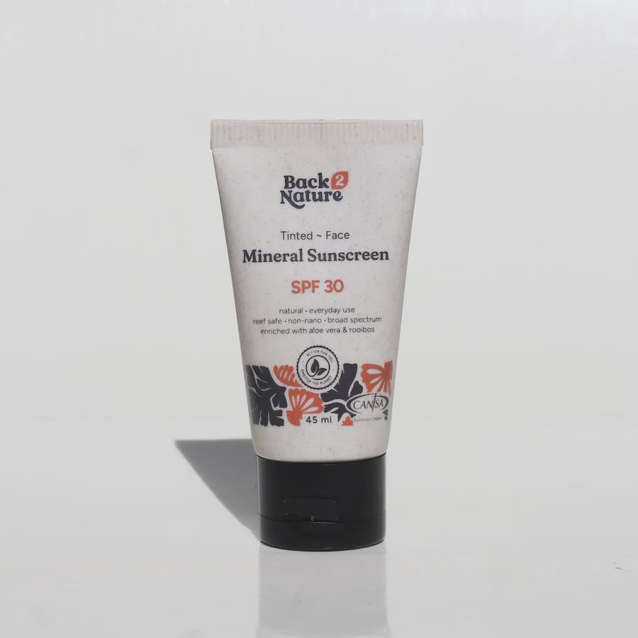 Tinted- Face Mineral Sunscreen SPF 30 45ml (Back2Nature)