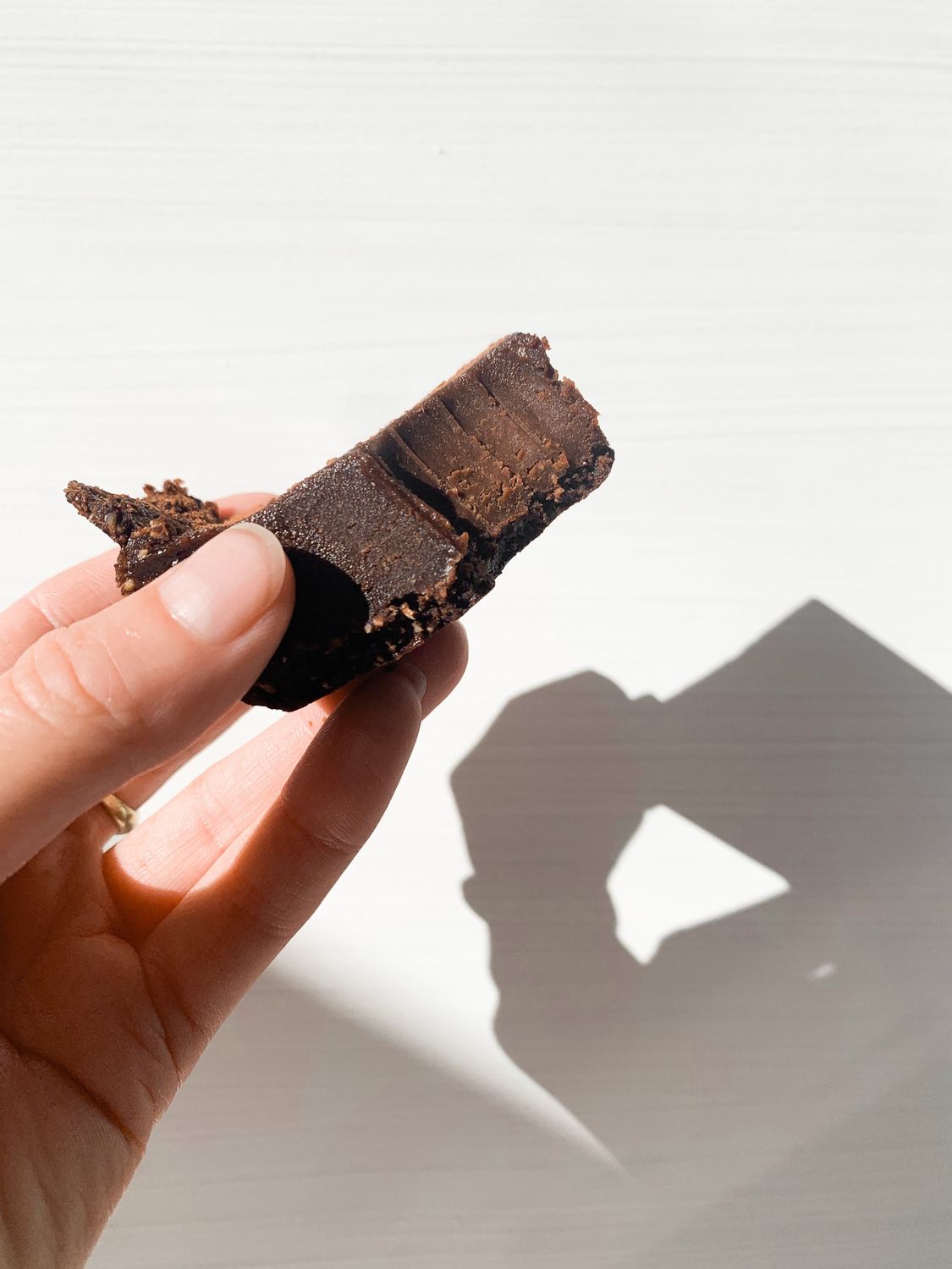 Dark Chocolate and Hazelnut Square (Thank Goodness)