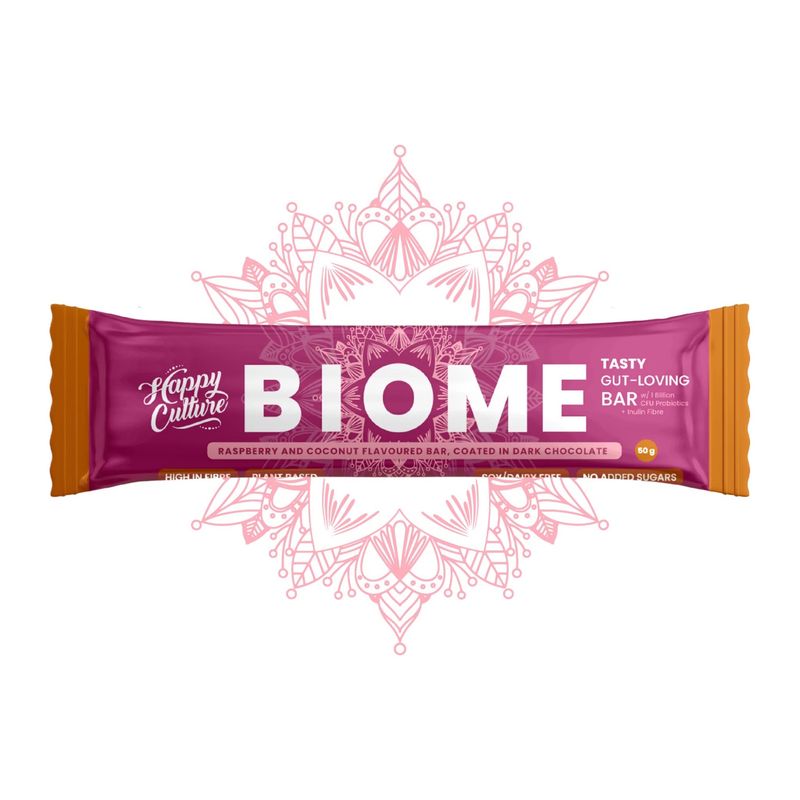 Biome bar - Raspberry &amp; Coconut - (Happy Culture)