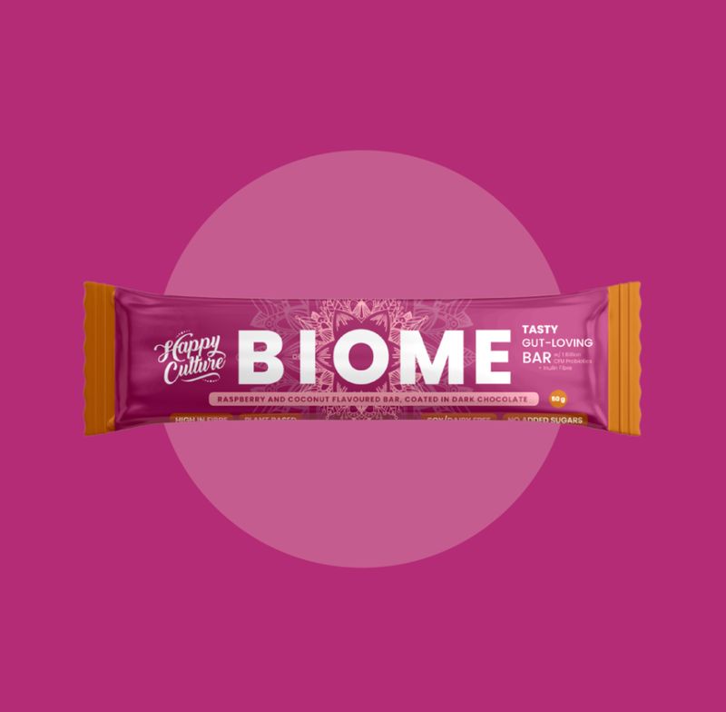 Biome bar - Raspberry &amp; Coconut - (Happy Culture)