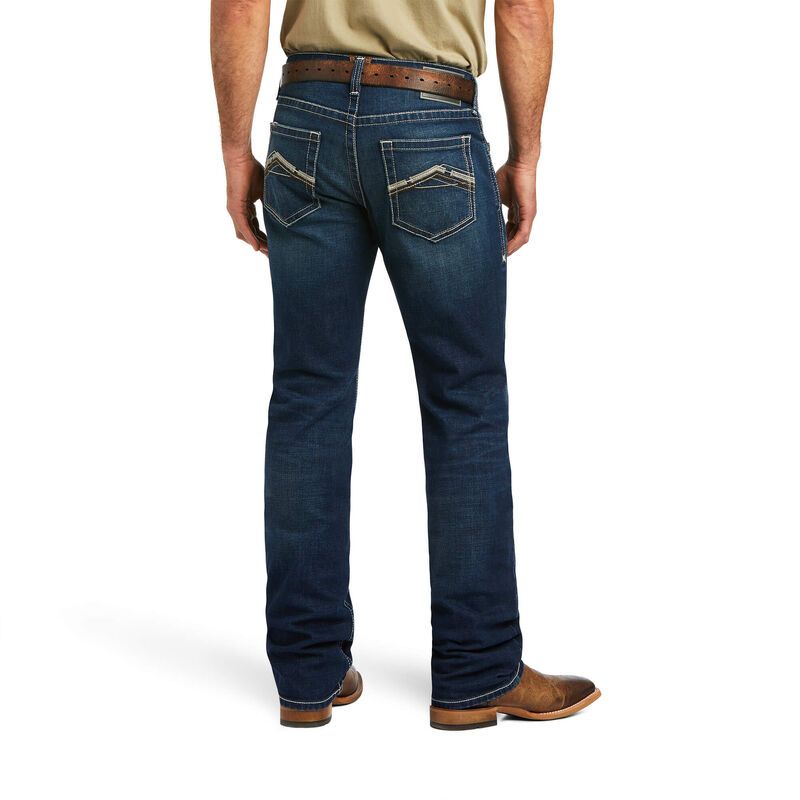 ARIAT MENS M5 STRT REMMING STKBL JEANS, Color: Ford, Size: 30/30