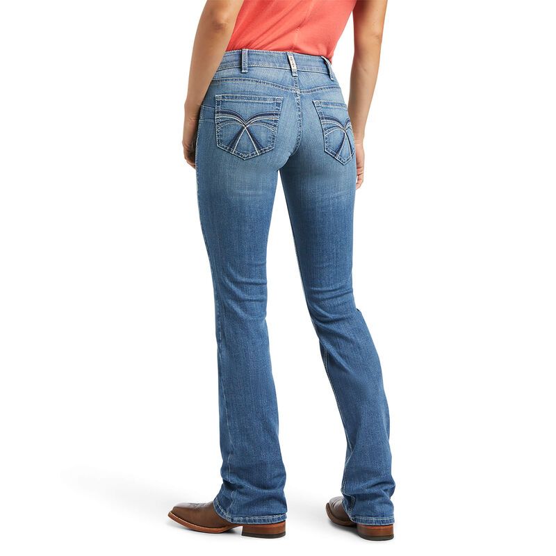 ARIAT WMS REAL MIDRISE ALLESSANDRA BOOT JEANS, Color: Tennessee, Size: 27S