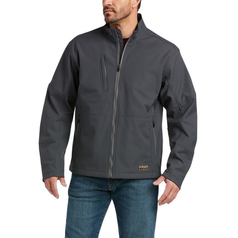 Ariat Mens Rebar Stretch Canvas Softshell Jacket