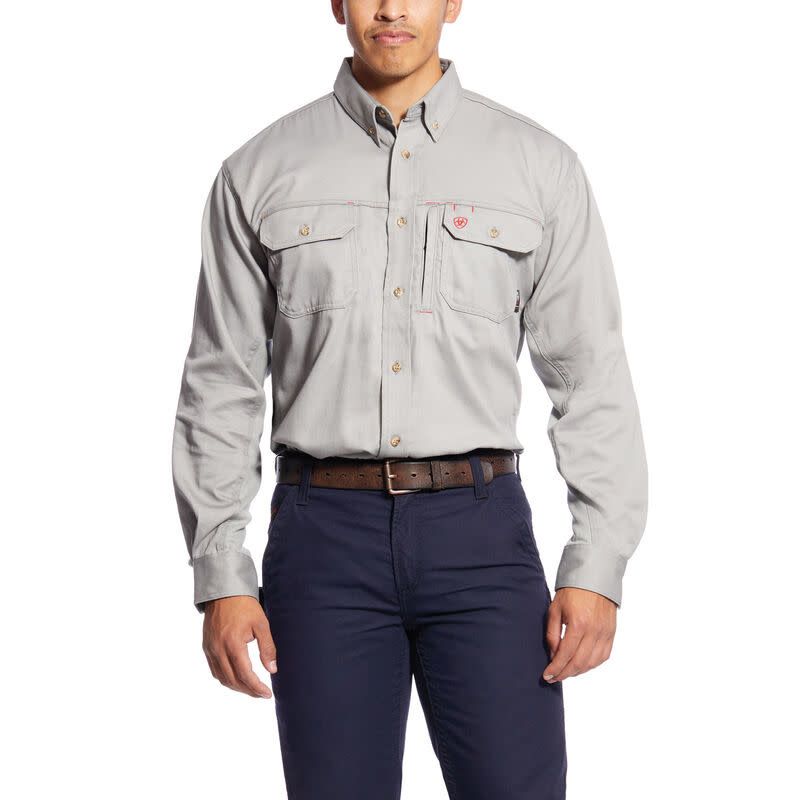 Ariat Men FR Solid Vent Work Shirt