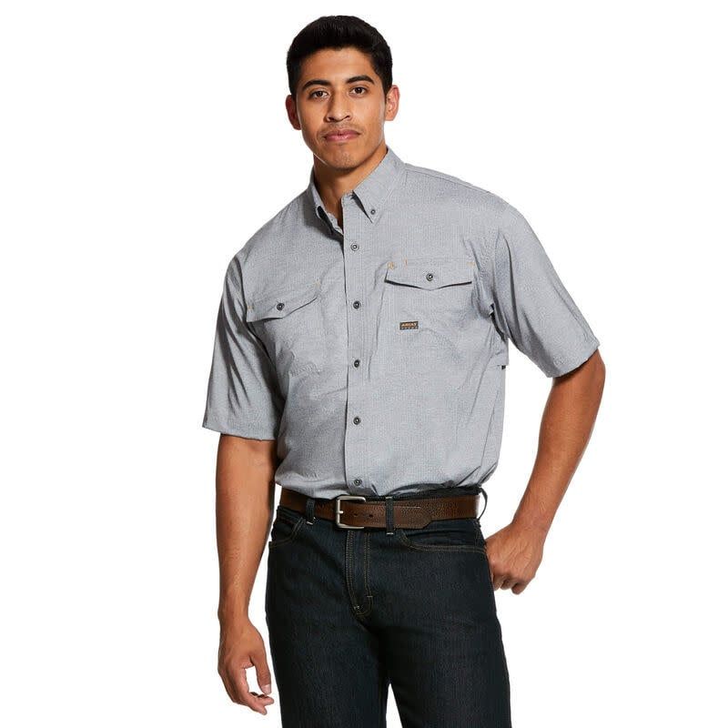 Ariat Mens Rebar Made Tough VentTEK DuraStretch Work Shirt