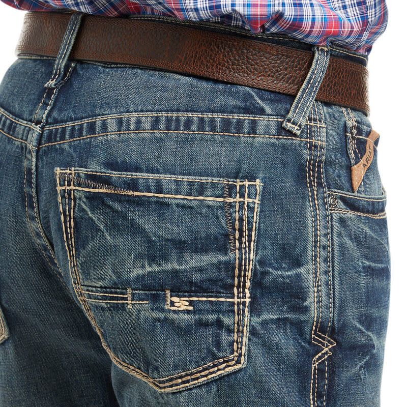 Ariat Mens M4 Low Rise Boundary Boot Cut Jean