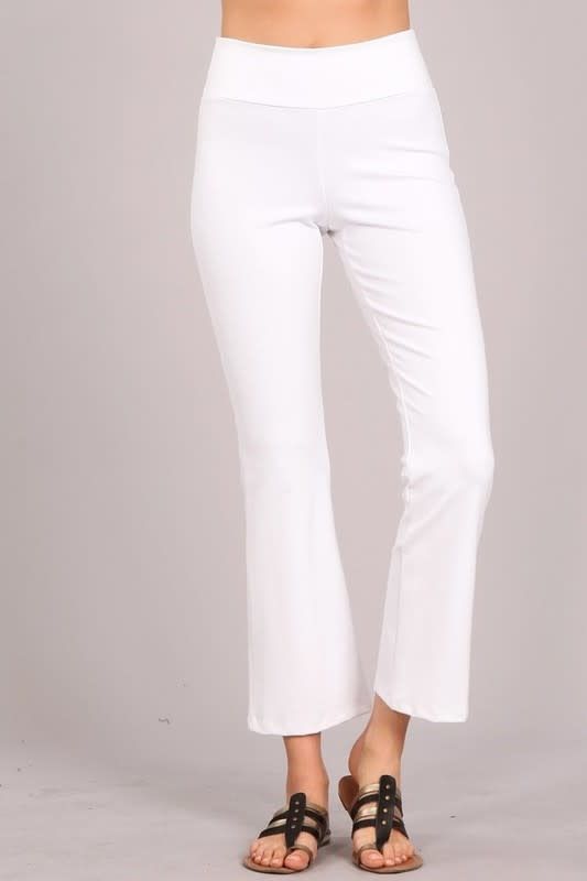 Plus Size Versatile Cropped Pants