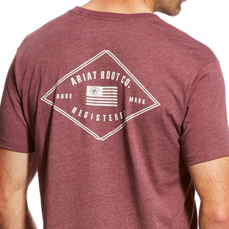 MENS ARIAT US REGISTERED T-SHIRT 