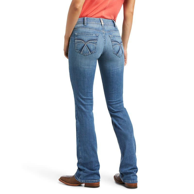 ARIAT WMS REAL MIDRISE ALLESSANDRA BOOT JEANS