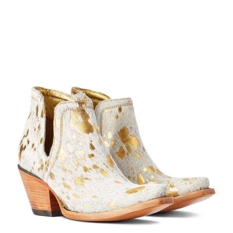 ARIAT WMS DIXON HAIR ON METALLIC BOOTS