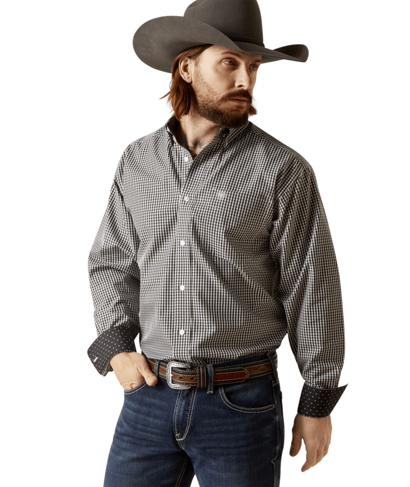 Mens Wrinkle Free Ved Classic Fit Shirt