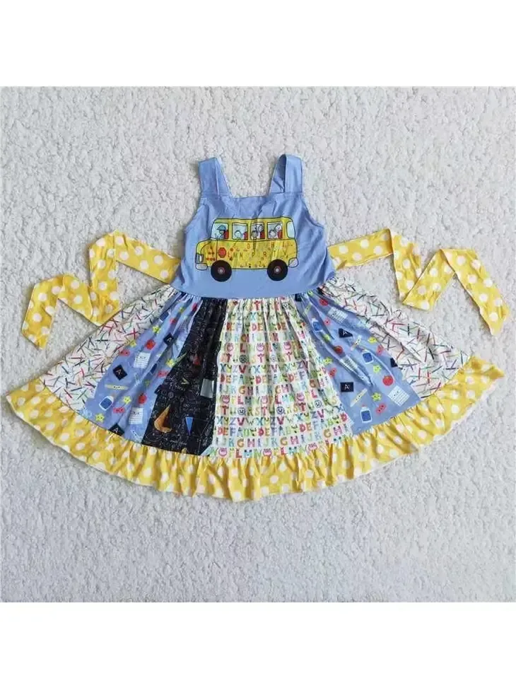 School Bus Twirl Dress