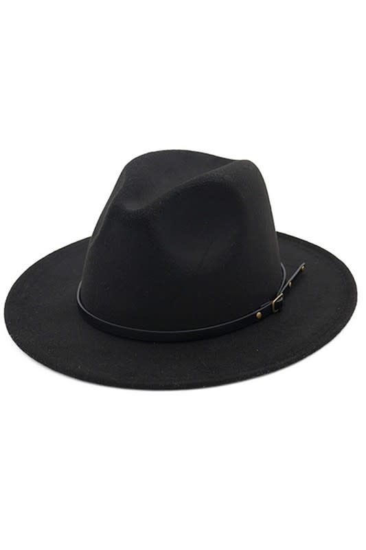 Retro Flat Brim Panama Hat