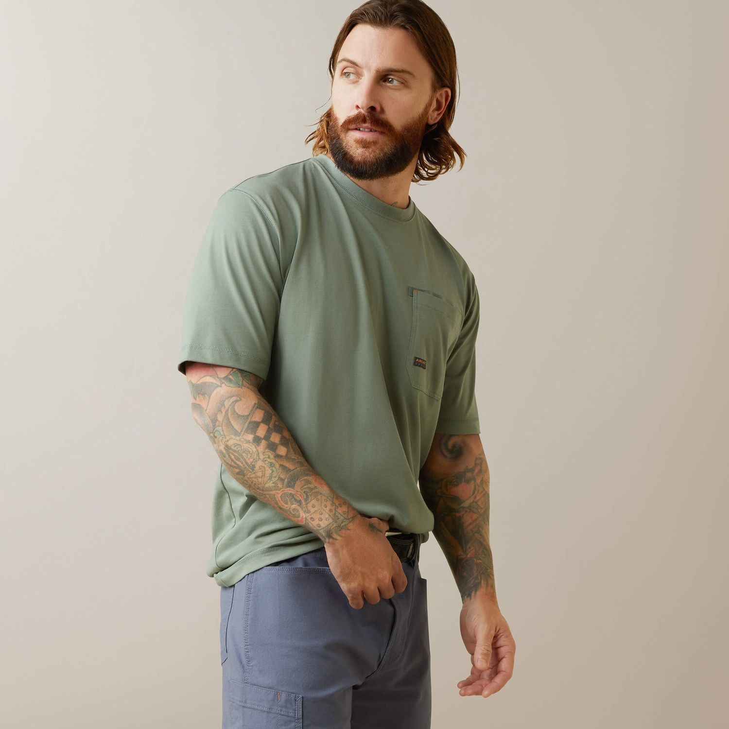 Mens Rebar Workman Short Sleeve Tshirt
