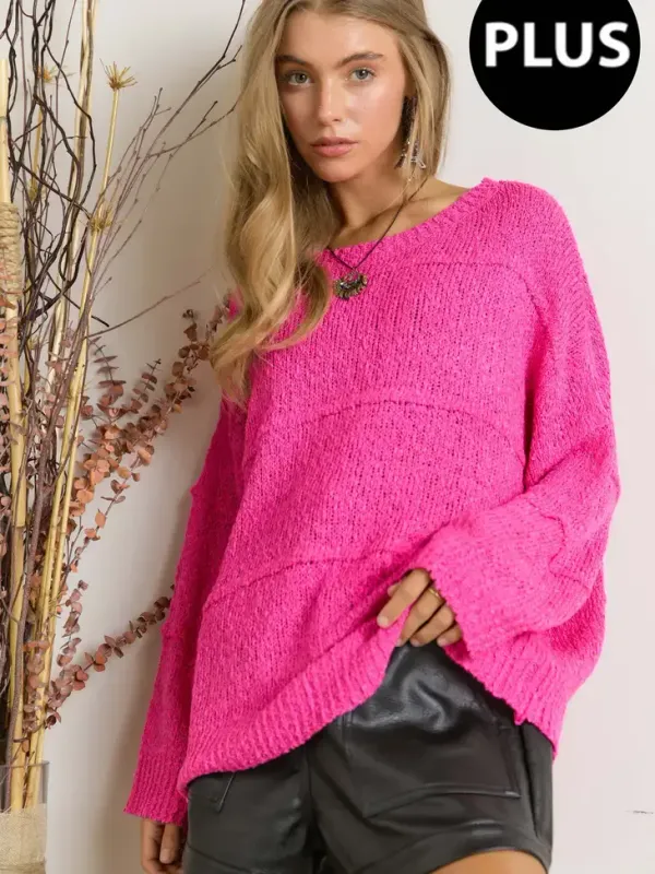 Plus Loose Fit Sweater